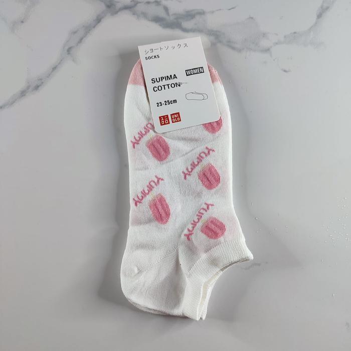 Kaos Kaki Uniqlo Ankle Pendek Women Wanita Cute Anti Bacterial Populer