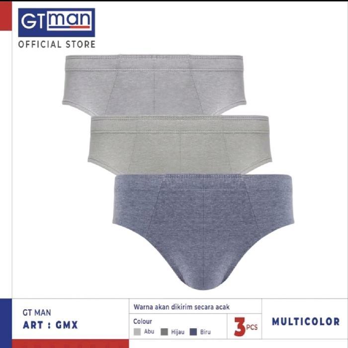 GTMAN Celana Dalam PRIA GMX Sekotak isinya 3Pcs - Gtman GMX, S