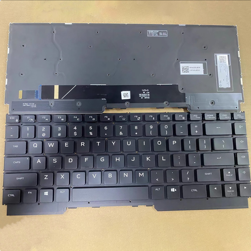 US Layout for Dell Alienware M15 R5 M15 R6 M15 R7 P109F Notebook Keyboard