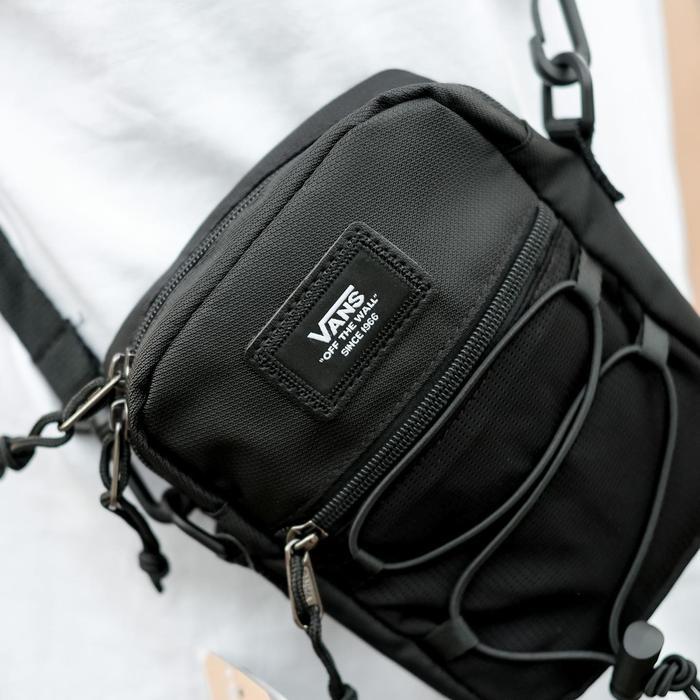 Tas Selempang Slingbag Vans Bail Shoulder Bag Black Camo Transparant Terbaru 
