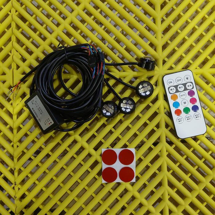 Asli Lampu Strobo pesawat remote control RGB