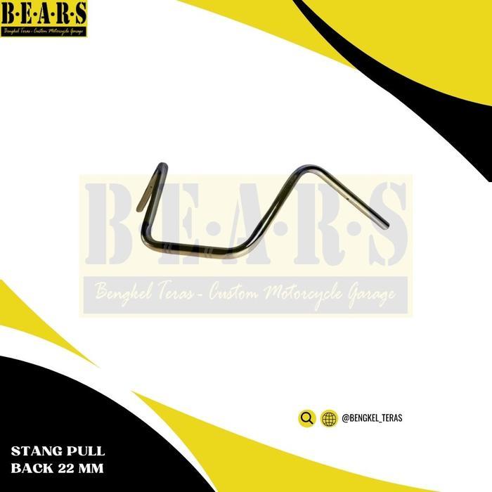 Stang Motor Custom Pull Back 22mm atau 7/8 British Tinggi Kawasaki W175 Benelli Custom