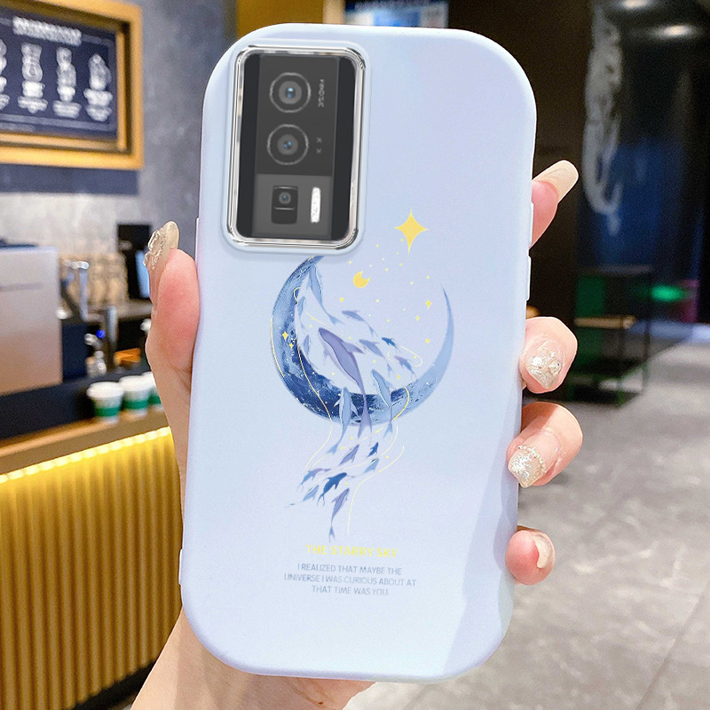 Casing Hp Untuk Xiaomi POCO F5 Pro 5G F3 F2 Pro POCO F5 POCO F4 POCO F6 5G Case Casing pola Bulan da