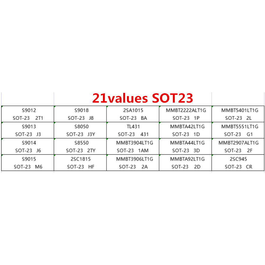 LL34 LL4148 SOT-23 SOD323 SOD123 3v-30v SMD Zener Diode Book 1/2W Package Assorted Kit Sample Book