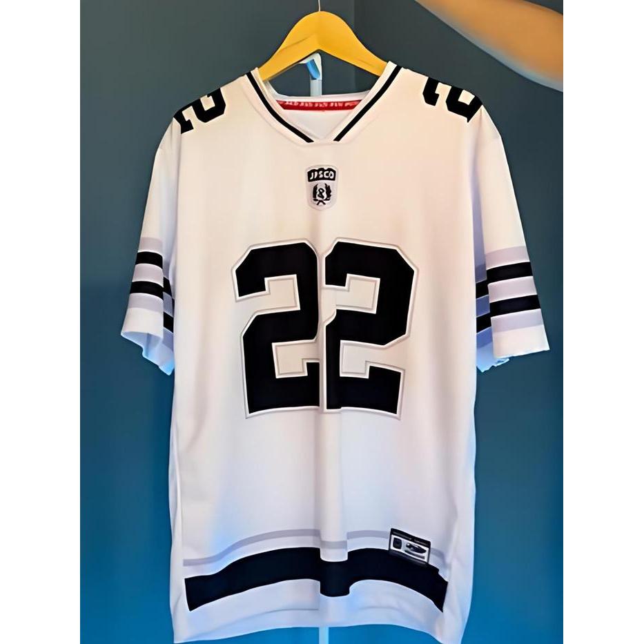 NEW Happy Shop Baju Jersey Olahraga Nomor 22 Vintage Rugby Hoki Jersey Terbaru Pria Wanita Dryfit