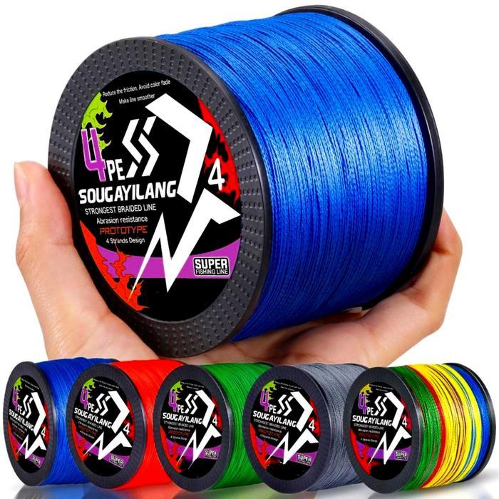 Sougayilang Senar PE 100M 300M 500M Senar Pancing Super Kuat Anti Kriting Dan Kuat Memancing Baris