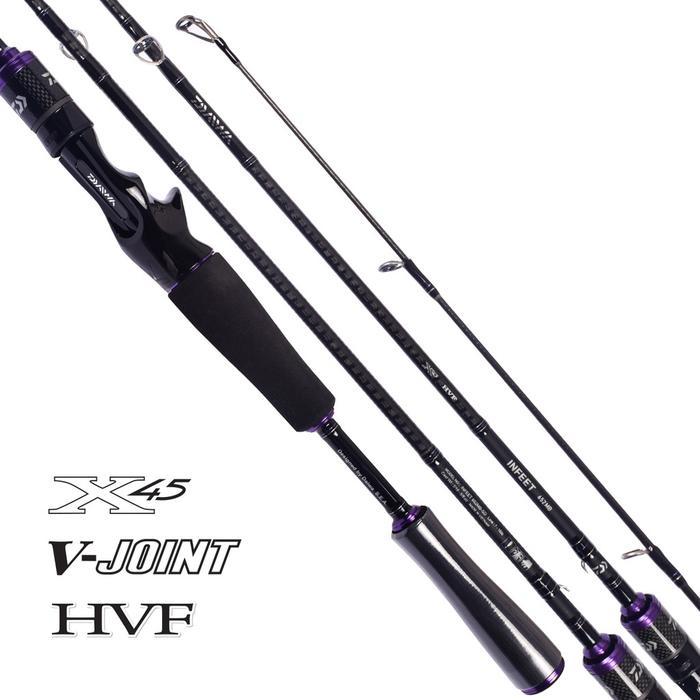 Joran Daiwa Infeet Ring Fuji Fazlite 180 198 210Cm 7 S/D 20Lbs Spinning Baitcasting Bergaransi{19} ~