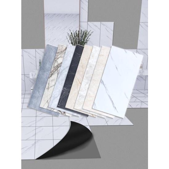 BISA COD H5221 Vinyl Lantai Marbel / Wallpaper Dinding / Vinil Sticker Lantai Marbel Granit Hitam