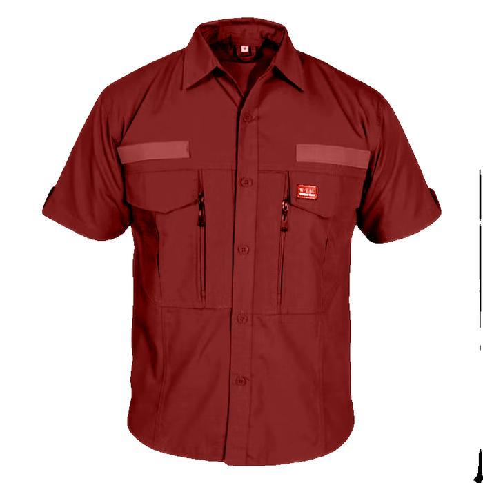 (PUSAT TACTICAL BANDUNG) KEMEJA TACTICAL LENGAN PENDEK WTAC POLY BAJU PDL KERJA LAPANGAN OUTDOOR