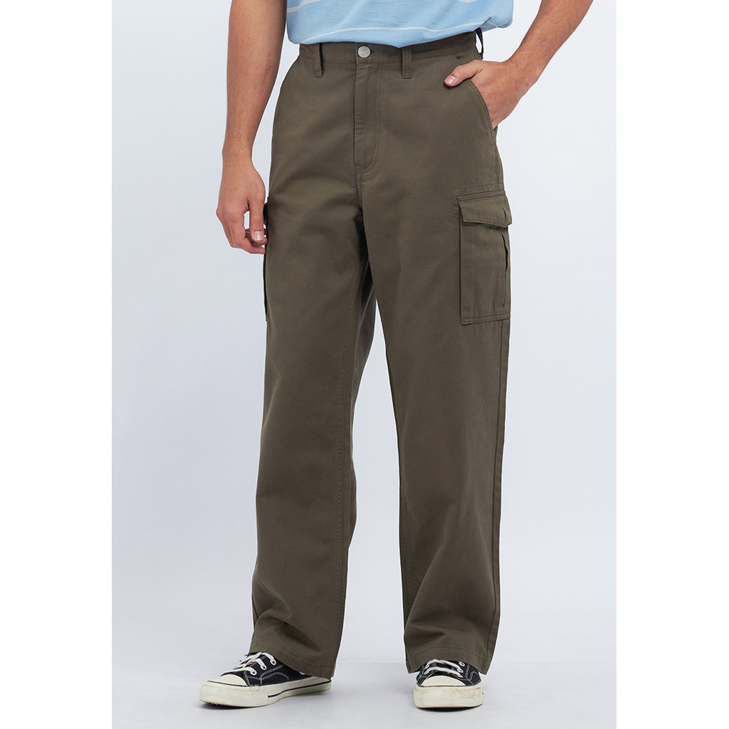 Wrangler Long Pants Cargo Loose CARGO E002 Olive