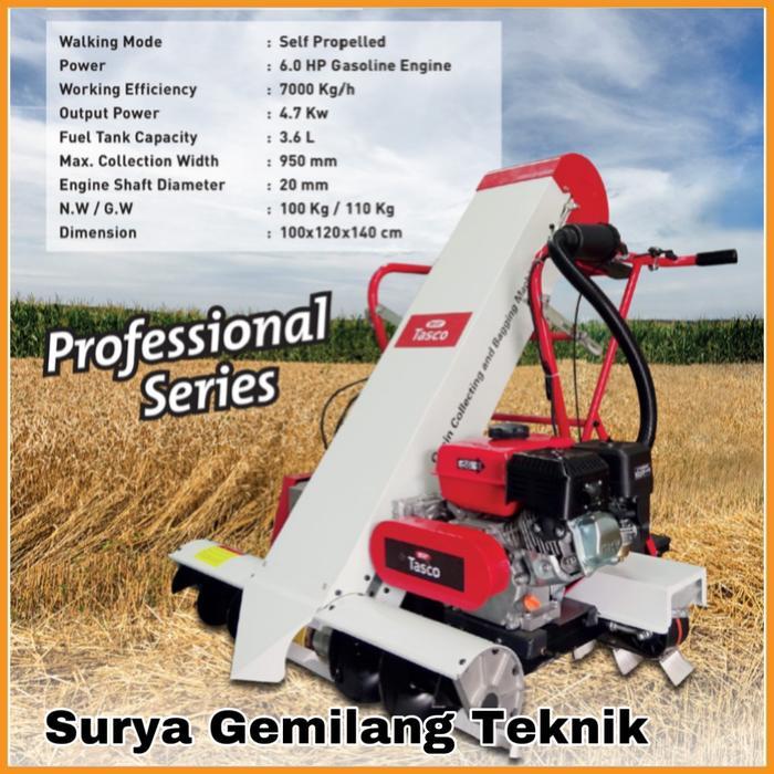 Mesin Panen Padi Pengering Gabah Padi Tasco Grain Bagging Machine Padi