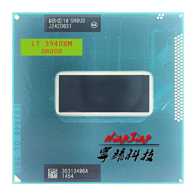 Intel Core i7-3940XM i7 3940XM SR0US 3.0 GHz Used Quad-Core Eight-Thread CPU 8M 55W Socket G2 /