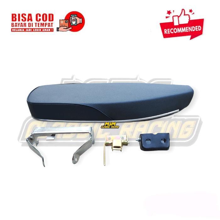 Jok Honda C70 Slim Tipis Fulset Pangkon Jok + Engsel + Kunci Jok Pasti Promo