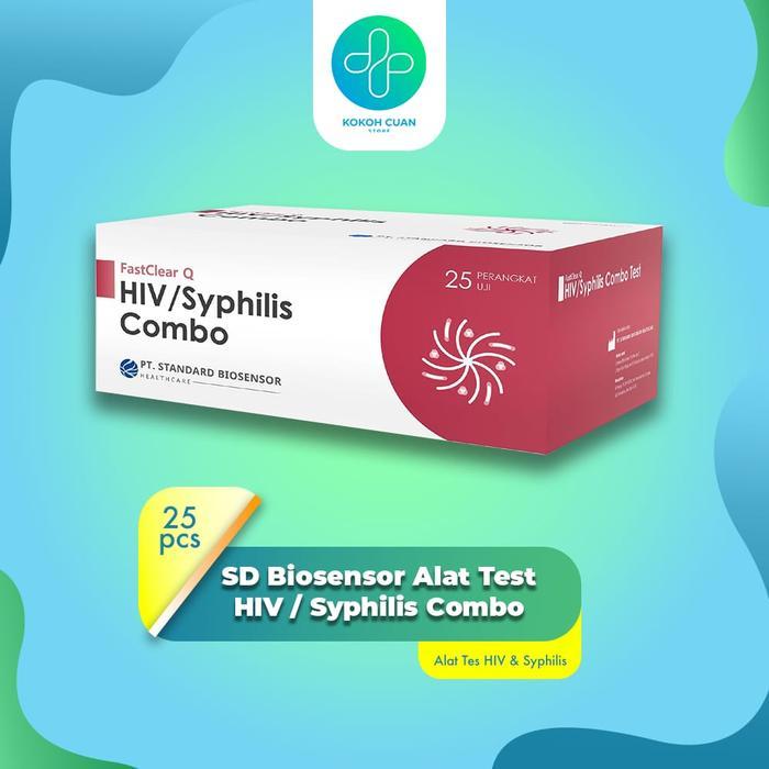 SD Biosensor Alat Test HIV / Syphilis Combo isi 25