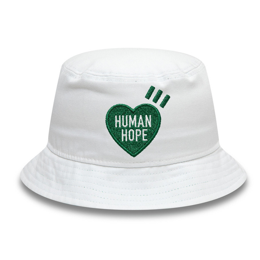 Topi bucket Human Hope x J Hope BTS Japanese streetwear Human Made Logo