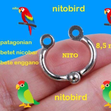 SIAPKIRIM ring burung borgol 8,5mm betet enggano nicobar patagonian conure ring kaki burung parrot