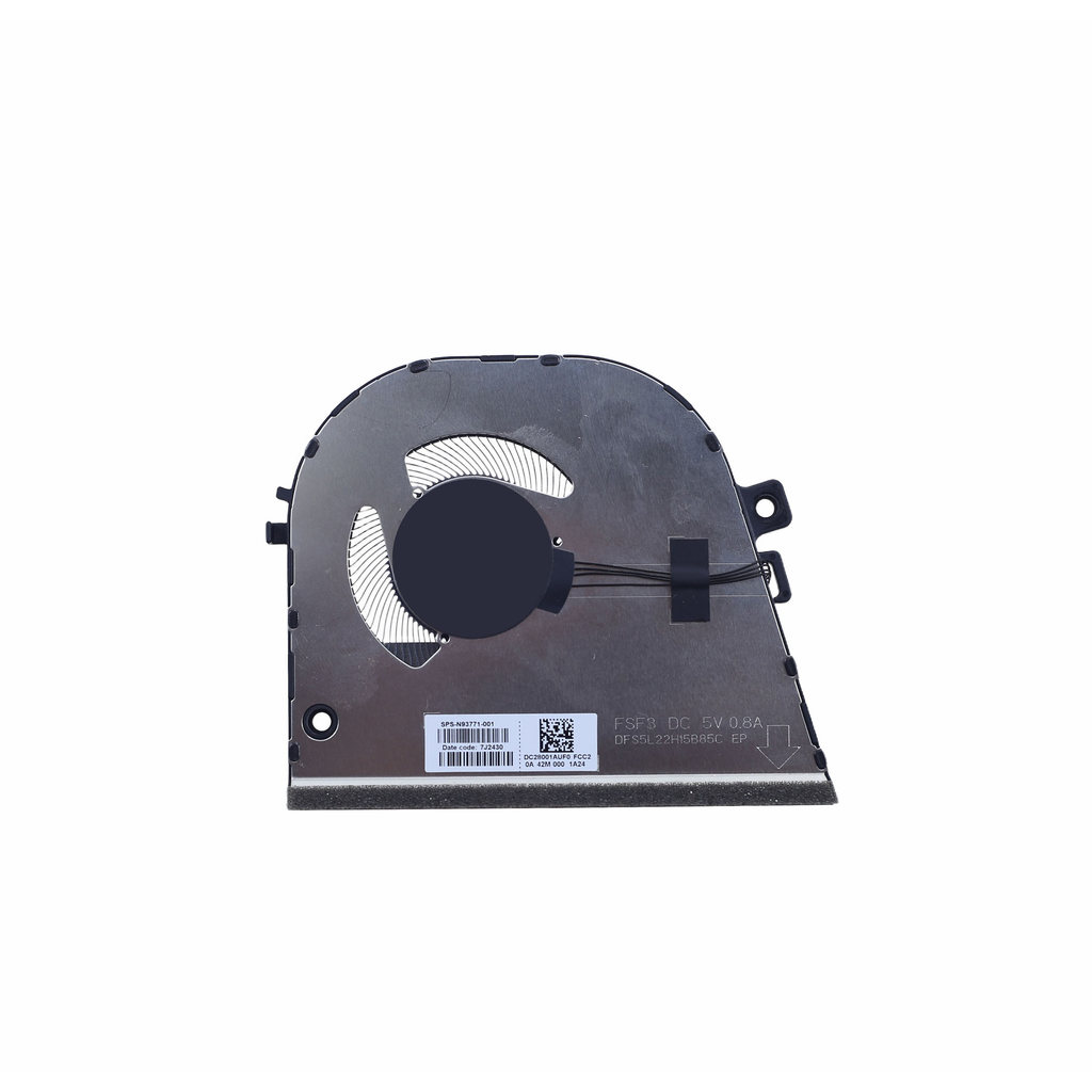 Laptop CPU Cooling Fan for HP ENVY 16-AD N93770-001 N93771-001