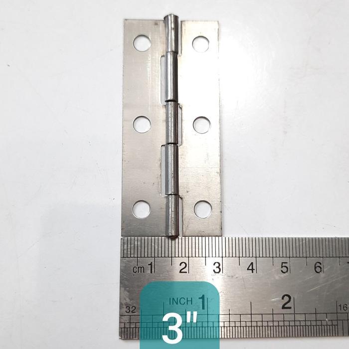NEW Engsel Tipis RRT 3" isi 12Pasang / Engsel Kupu-kupu (D4146)