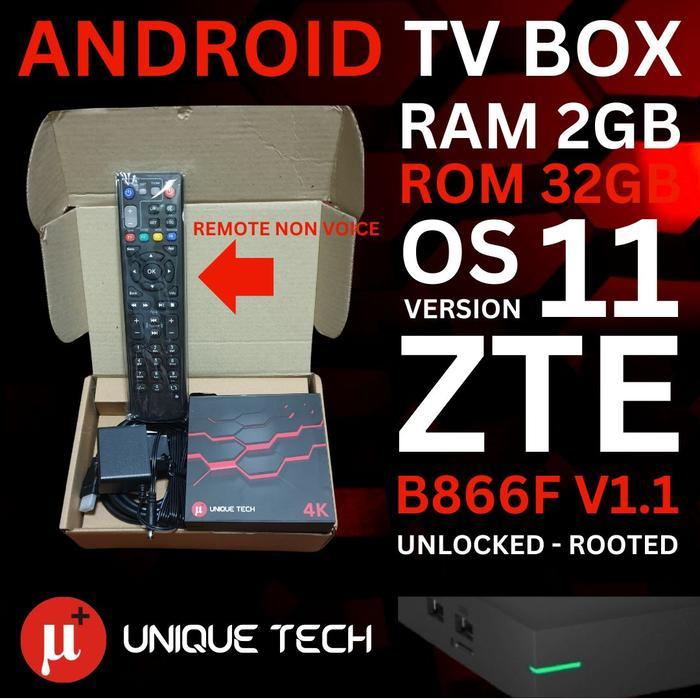 Stb Zte B866F V1.1 Os 11 Ram 2Gb Rom 32Gb Unlock Root Android Antonio Diskon Sell