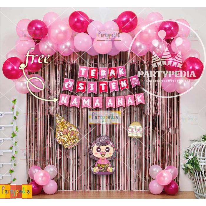PAKET DEKORASI TEDAK SITEN BAYI PEREMPUAN