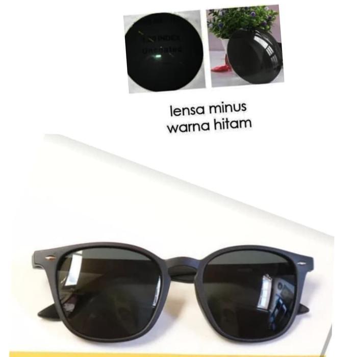 frame lensa minus Kacamata Frame Lensa Minus Warna Hitam untuk Berkendara dan Liburan minus diwarna 