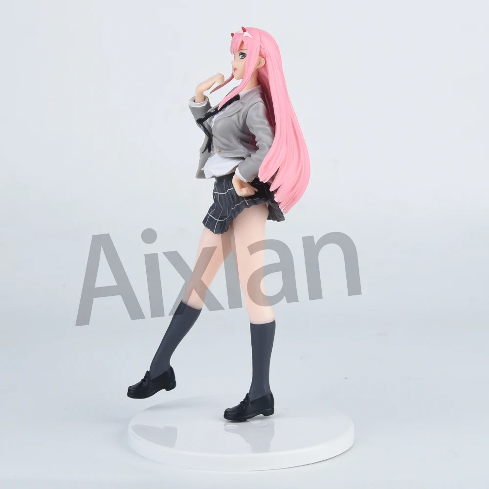 Aixlan 20cm Anime Figure SEGA Zero Two DARLING in The FRANXX 02 National Team PVC Action Figure