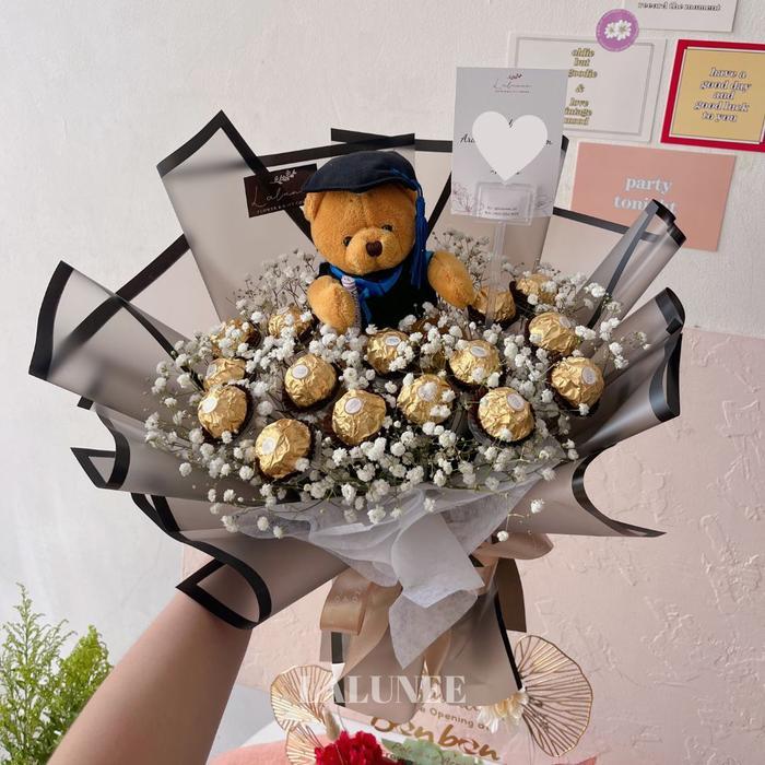 Buket Coklat Ferero Rocher Bouquet Buket Wisuda Ferero Terlaris