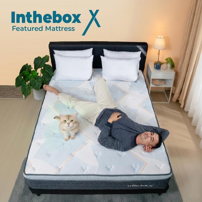 Promo Kasur Springbed Inthebox X Ukuran 90X200 (Single) Free Bantal Terlaris