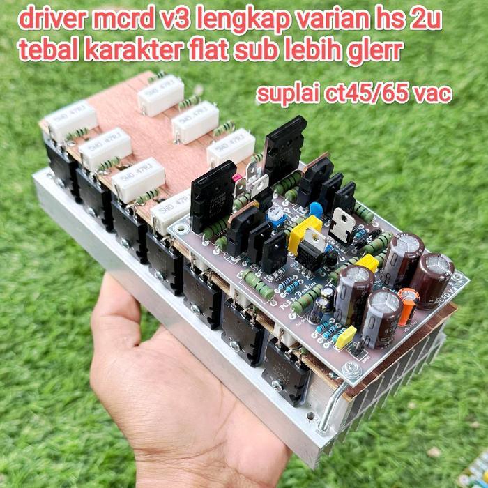 Driver Mcrd V3 Lengkap Heatsink 2U Plus Final 4,5,6,7 Set Final Tosiba 20Cm Diskon Sell