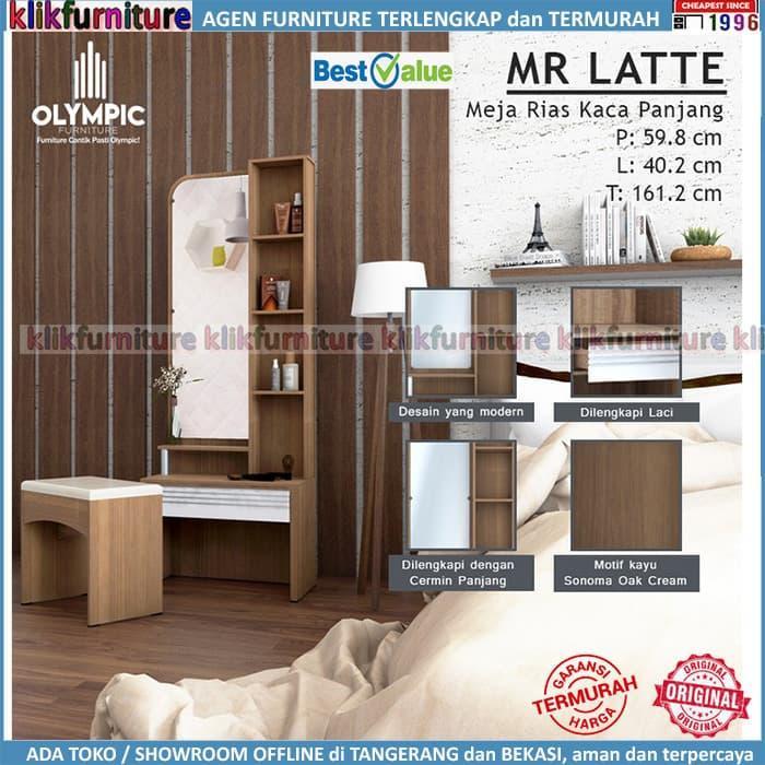 Meja Rias Olympic Minimalis Meja Rias Latte