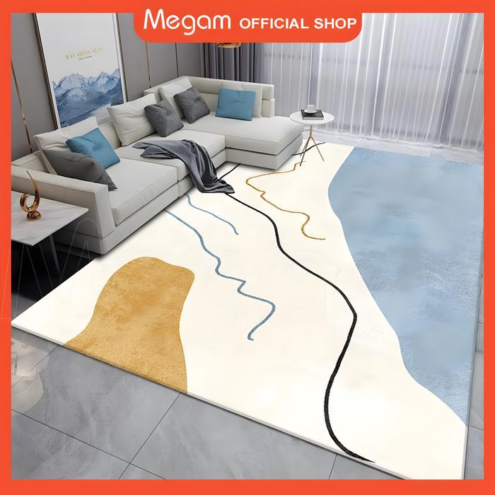 TERLARIS BELI LOKALMegam Permadani Ukuran 200x300 Karpet Lantai Jumbo Ambal Anti Slip Permadani