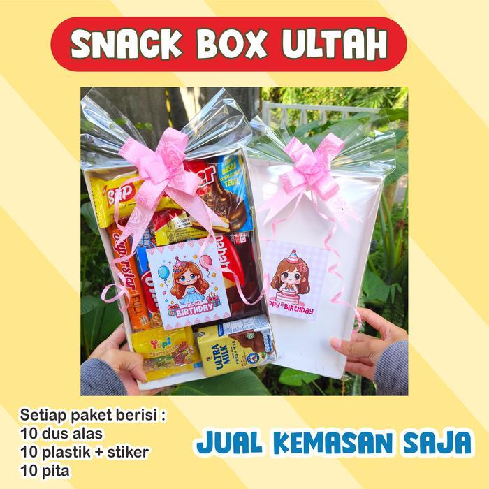 Snack Box, Dus Snack Ulang Tahun, Goodiebag Ultah