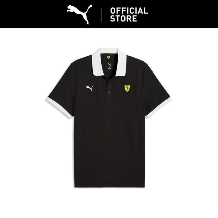PUMA Scuderia Ferrari Pique Polo Men Black