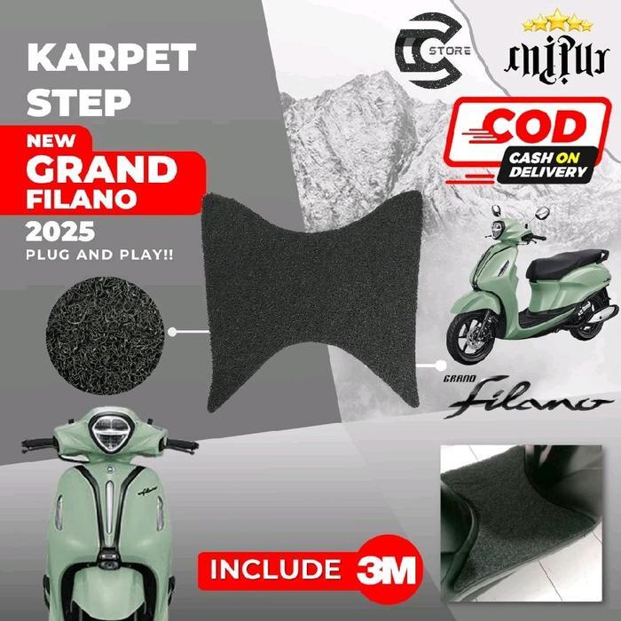 SIAPKIRIM Kaet Grand Filano 2025 pijakan kaki Grand Filano Yamaha Grand Filano / Kaet Filano 2025