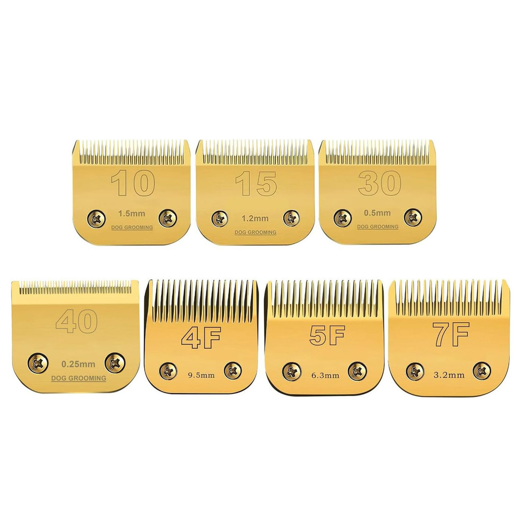 Detachable Dog Grooming Blades Compatible with Andis,Oster A5,Wahl KM Clipper Blades Buttercut
