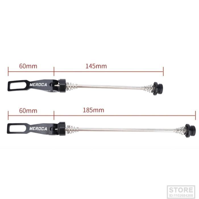 Meroca QR Quick Release Sepeda Hub Freehub As Skewer Free Hub Sepeda