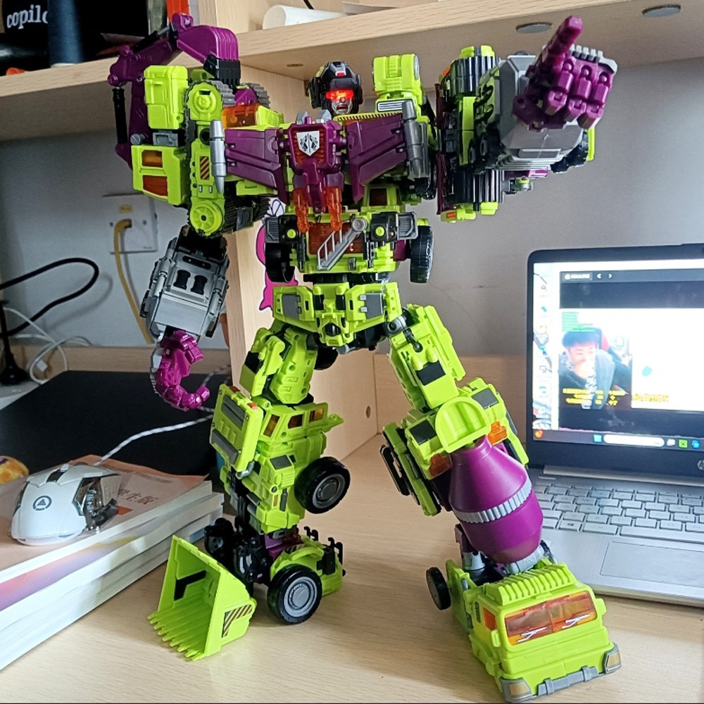 NBK Devastator Transformation Toy Combine Robot JINBAO Predaking Bruticus BMB Volcanicus Computron