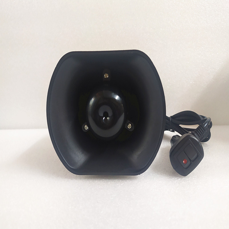 DC12V 40W France Tones Police siren Horn Emergency Police car Fire Truck alarm with Cigar lighter