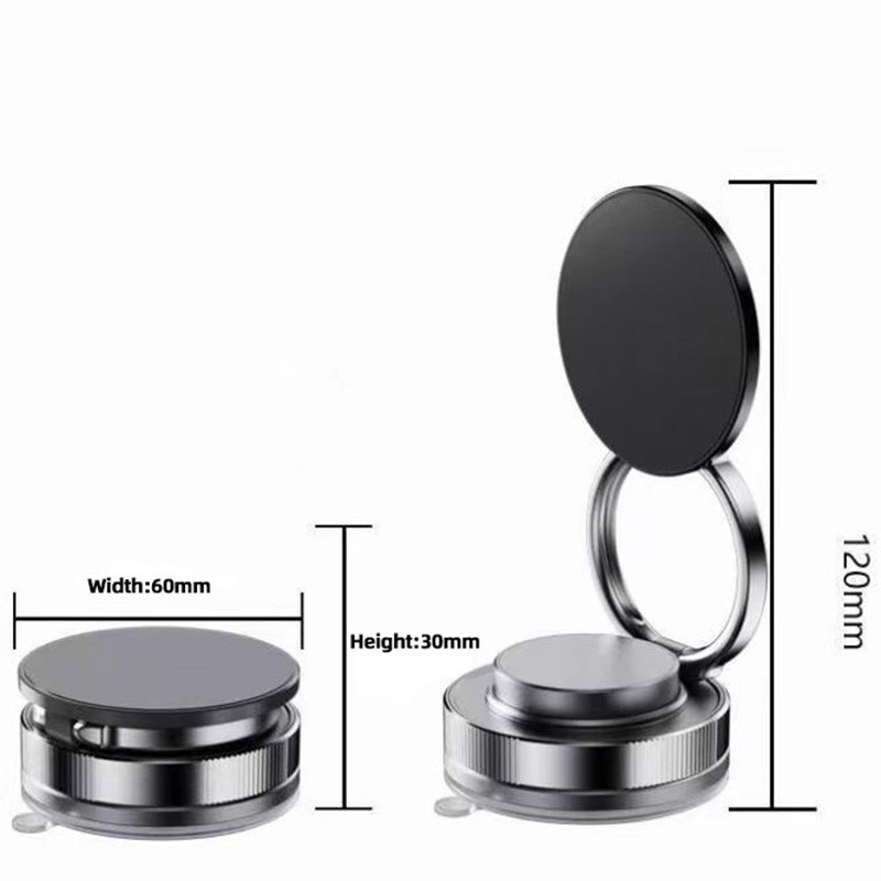 Magnetic Phone Holder for car 360 Rotatable Foldable & Adjustable Magnetic Car Mount ,Suction Cup