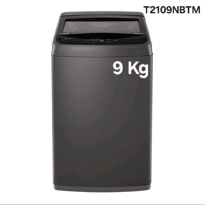 Mesin Cuci 9 kg LG T2109NBTM mesin cuci 1 tabung 9kg LG T2109 Mesin cuci Top loading Lg 9 kg - T2109