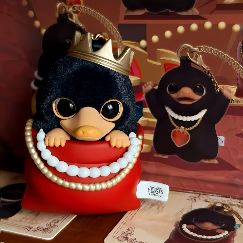 In Stock Niffler Mini Museum Series Blind Box Plush Mysterious Box Cute Bag Pendant Keychain Desktop