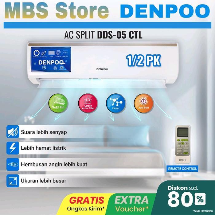 AC Split DENPOO DDS 05CTL 1/2pk
