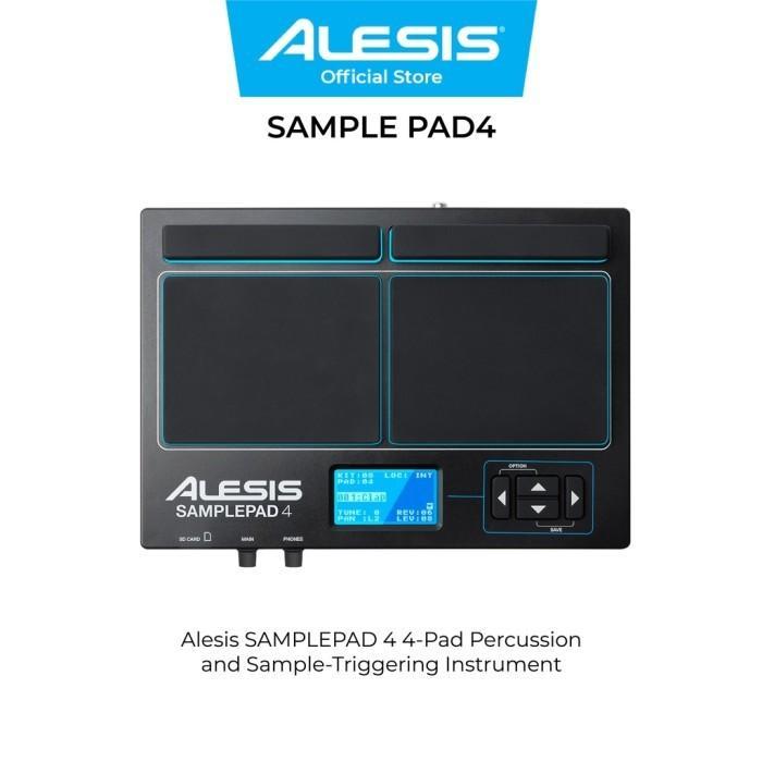 Alesis SAMPLEPAD 4 4 Pad Percussion and Sample Triggering Instrument