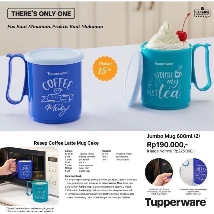 Terlaris Tupperware Gelas Minum Jumbo Mug