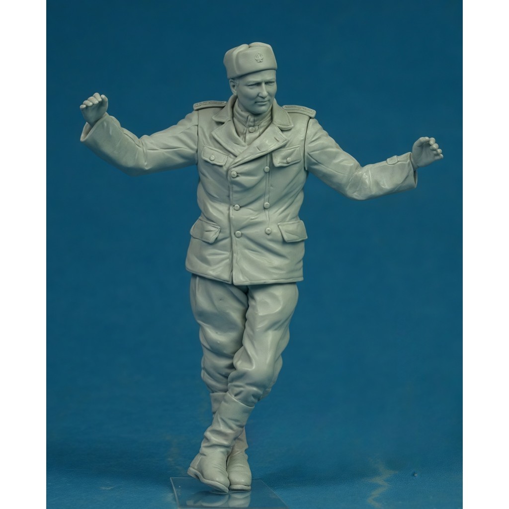 1/35 resin unpainted model kit, military theme, Soviet tank crew (3 people) unassembled and