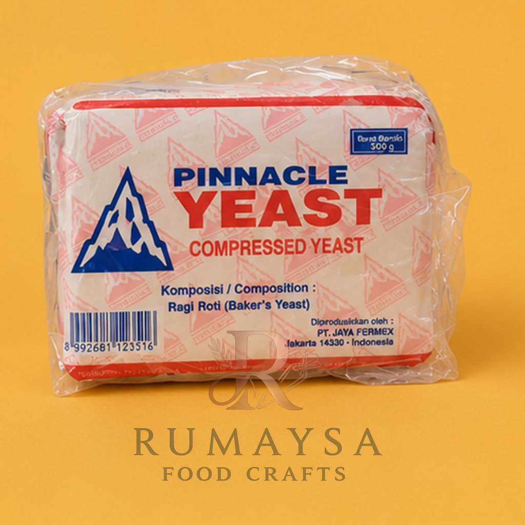 Pinnacle Ragi Basah 500gr Fresh Yeast Premium Pengembang Adonan Roti Donat Pizza Bakery