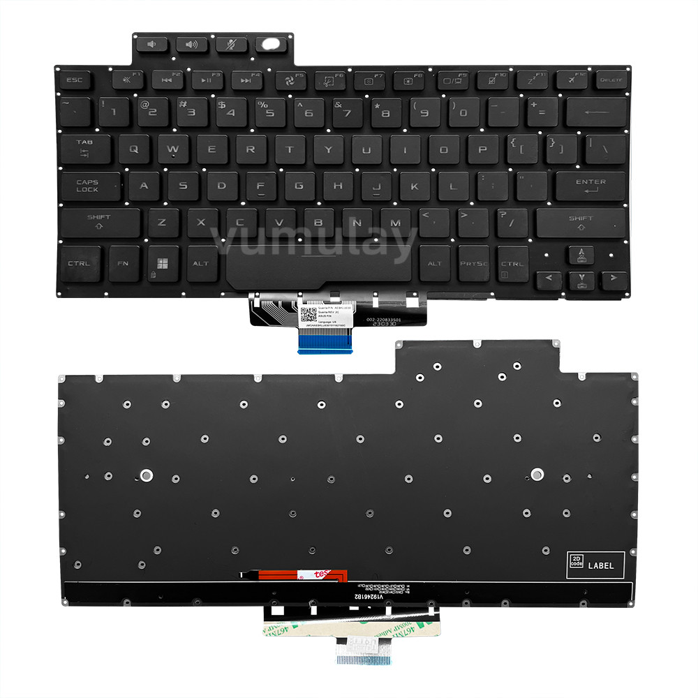 US Keyboard for ASUS ROG Zephyrus G14 GA401 2021 GA401I GA401QC GA401QE GA401QH GA401QM GA401IHR