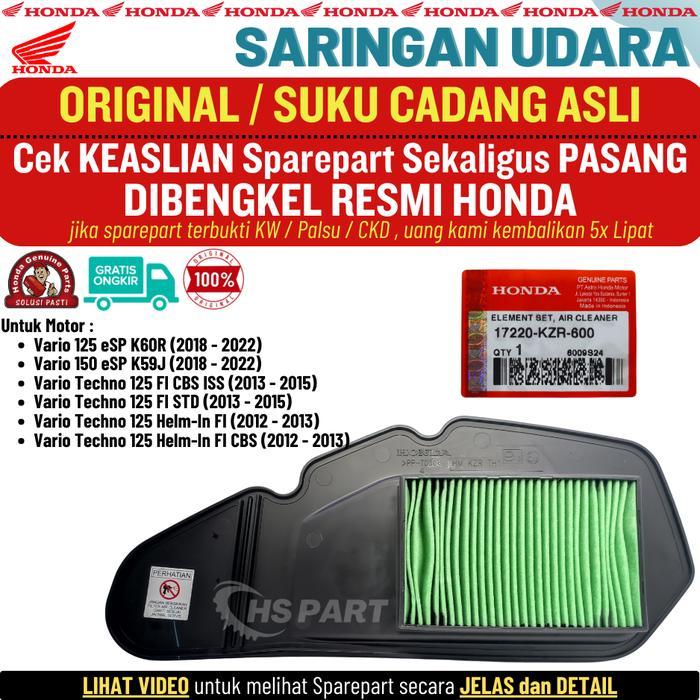 Alpha Sparepart - Filter Udara Vario 125 Led Original , Filter Udara Vario 150 Led Original , Filter