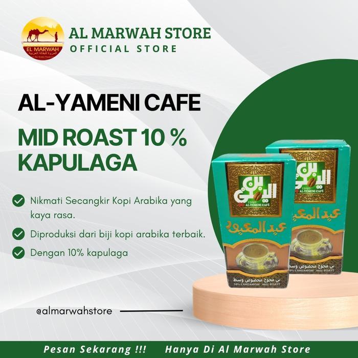 Kopi Bubuk Arab Campuran Kapulaga Sangrai Sedang Aroma Khas