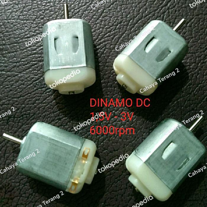 DINAMO MOTOR DC 1.5V - 3V DINAMO LISTRIK DC 1.5V-3V 6000RPM